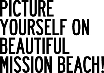 Picture Yourself on Beautiful Mission Beach!